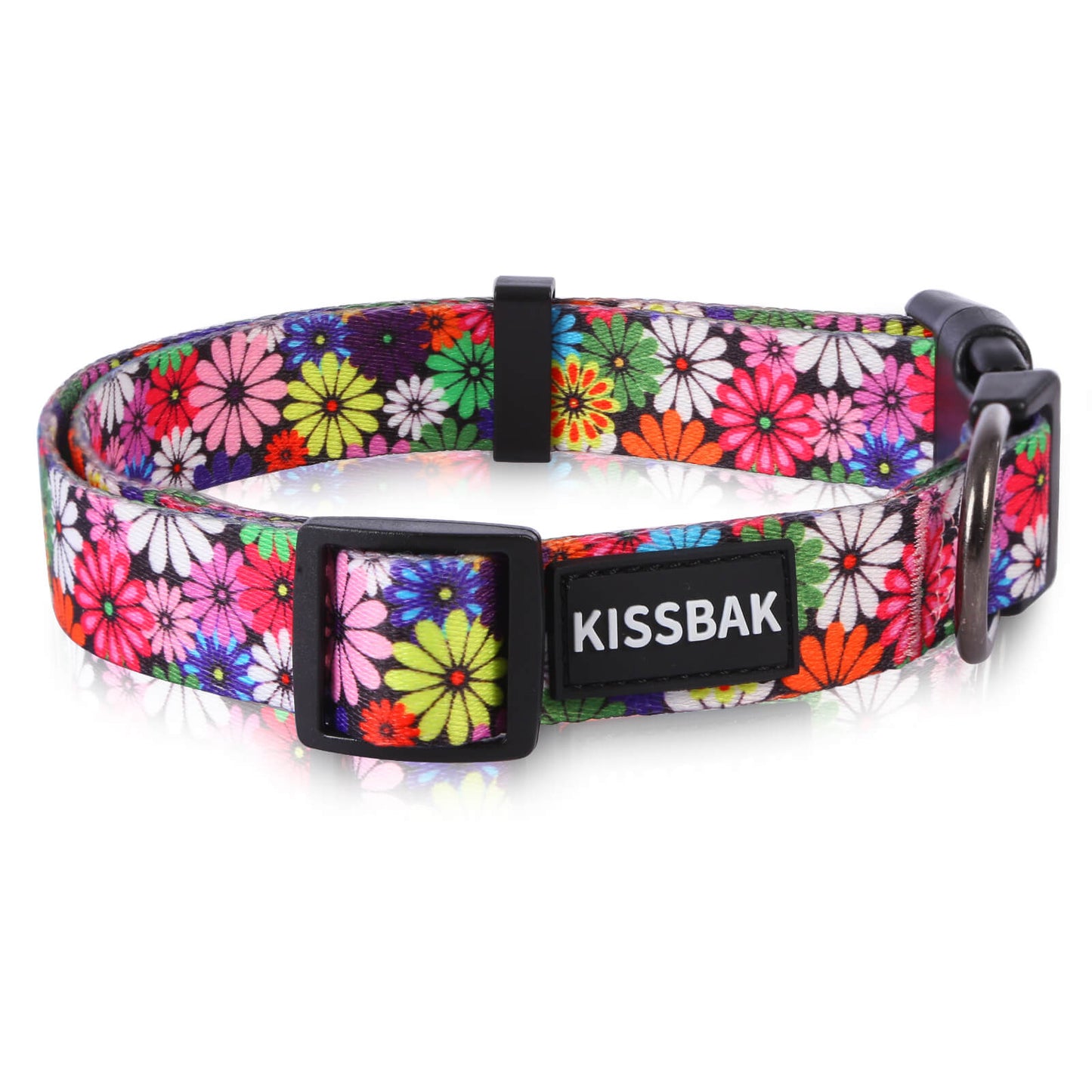 KISSBAK Dog Collar for Small-Medium-Large Dogs - Special Design Cute Girl Dog Pet Collar Soft Adjustable Fancy Floral Girl Puppy Dog Collars Sunflower
