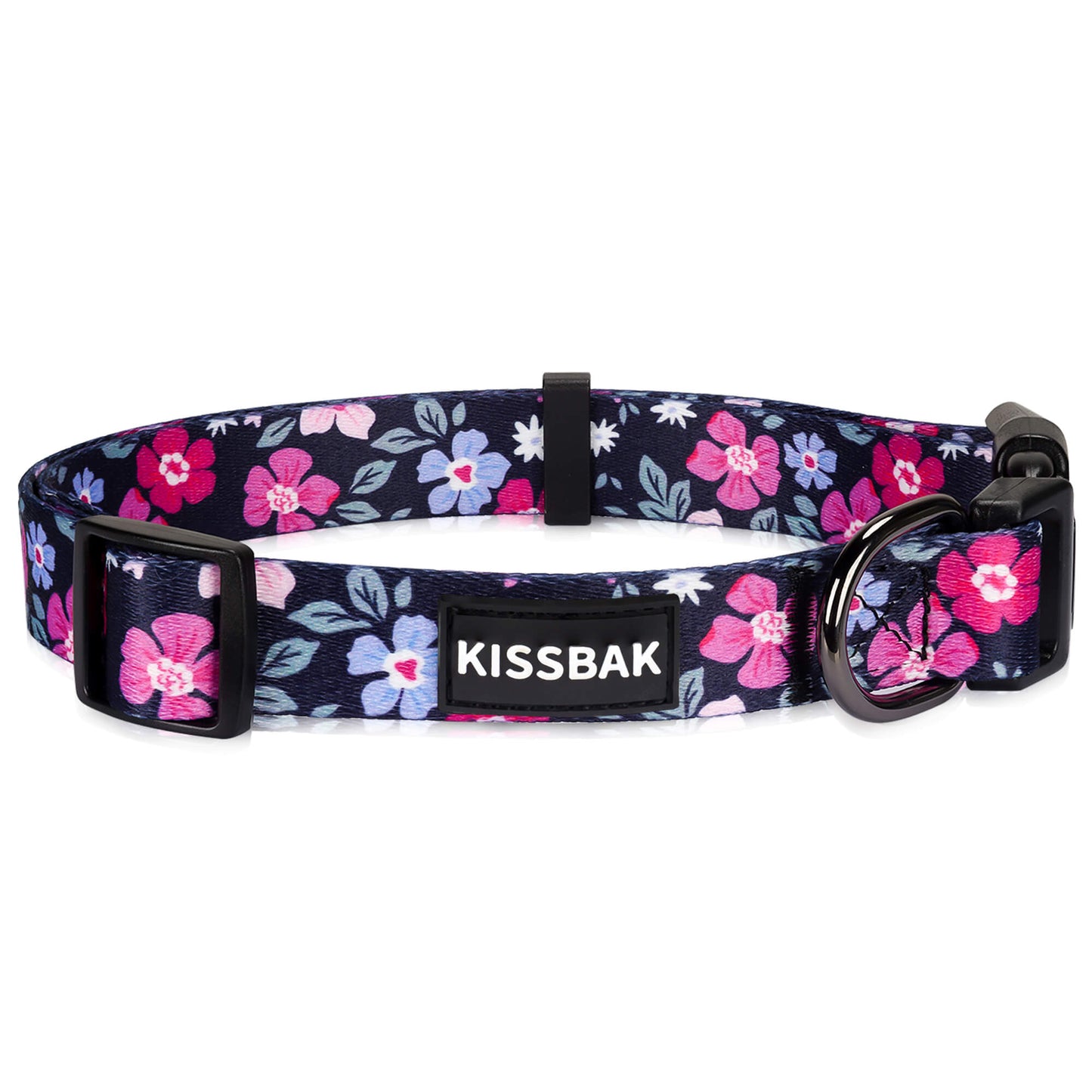 KISSBAK Dog Collar for Small-Medium-Large Dogs - Special Design Cute Girl Dog Pet Collar Soft Adjustable Fancy Floral Girl Puppy Dog Collars Rosus