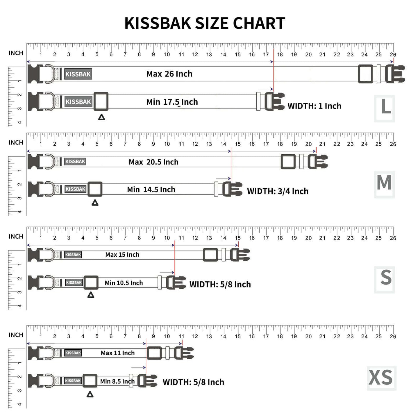 KISSBAK Dog Collar for Small-Medium-Large Dogs - Special Design Cute Girl Dog Pet Collar Soft Adjustable Fancy Floral Girl Puppy Dog Collars Strawberry